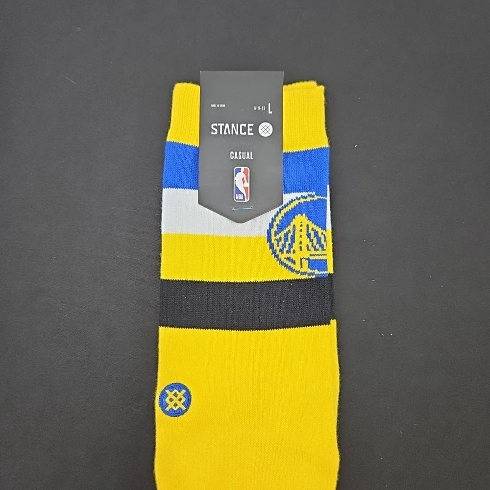 Stance x‎ NBA Golden State Warriors ST Crew Socks Men's Large Size 9-13 New